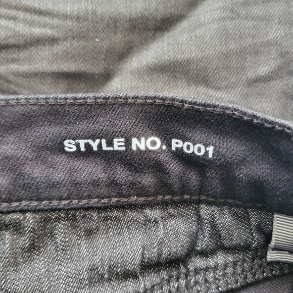 Purple Brand P001 Skinny Jeans in Black Oil Spill Men's Size 36 - Picture 7 of 9